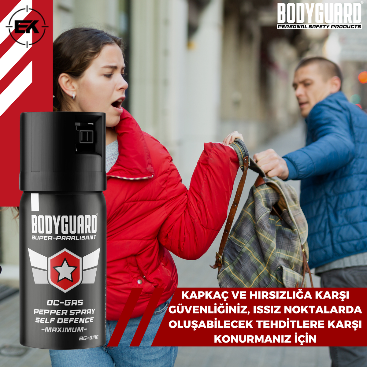 Bodyguard 2'li Biber Gazı Seti 40 ml