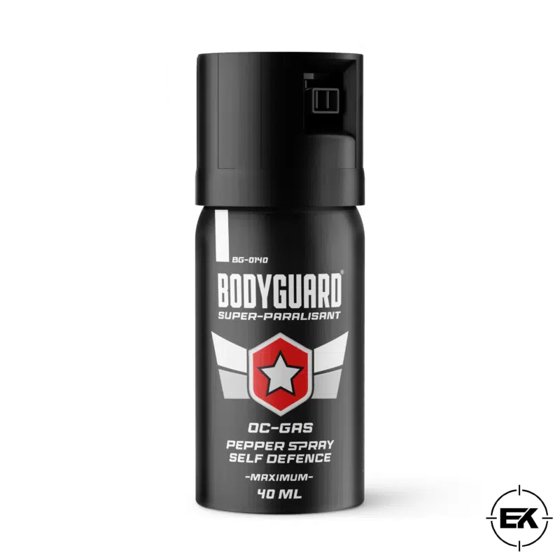 BODYGUARD Biber Gazı 40 ml Profesyonel Kişisel Savunma ve Göz Yaşartıcı Sprey (BG-0150)
