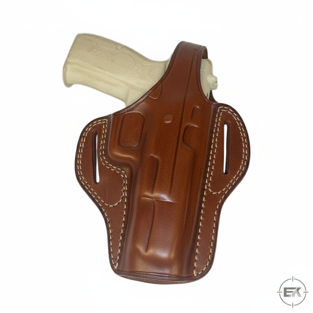 Browning HP, Yavuz 14 ve Zig 14 Uyumlu Taba Deri Tam Kelebek Silah Kılıfı