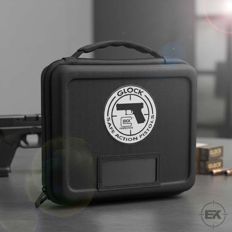 Glock ''Safe Action Perfection'' Yuvarlak Çıkartma (10x10 cm) | Taktik Sticker