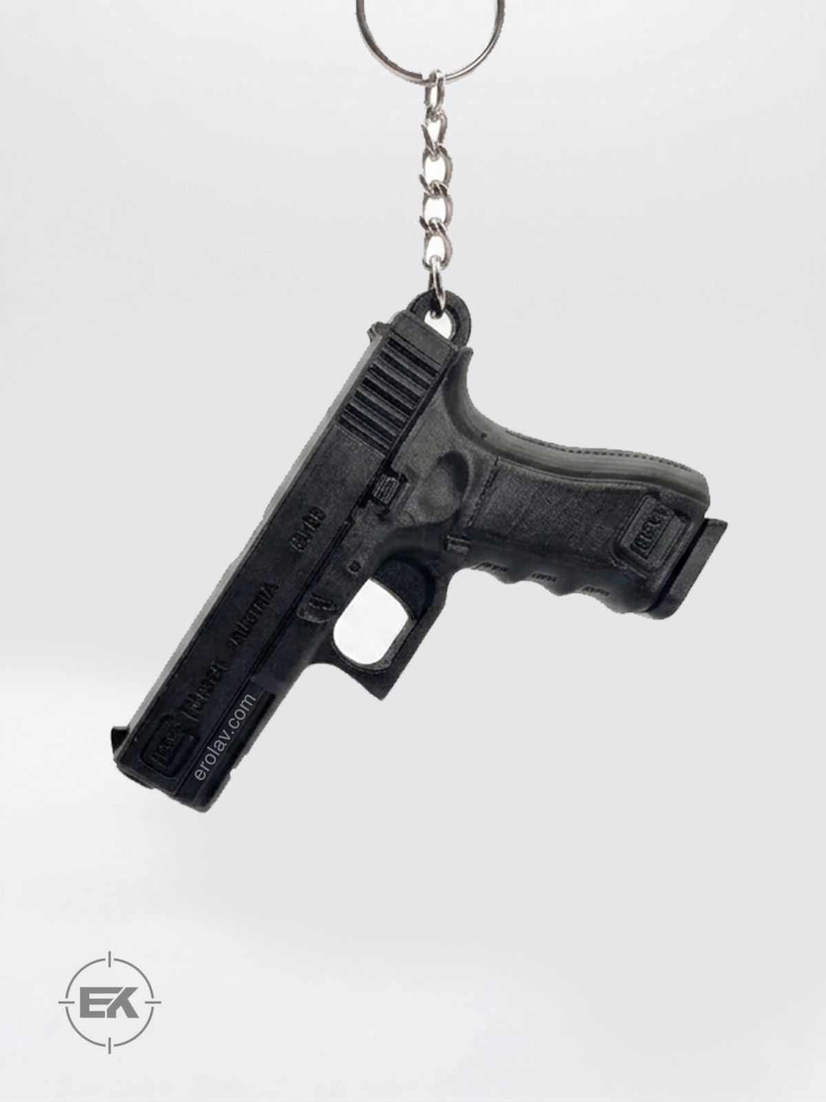 Glock Tabanca Anahtarlık | Kılıflı, Klipsli ve Orijinal Logolu