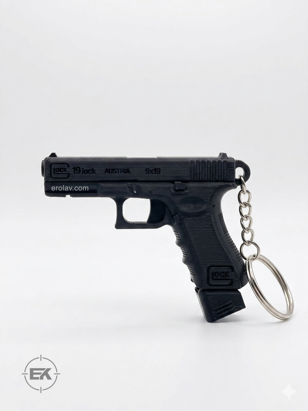 Glock Tabanca Anahtarlık | Kılıflı, Klipsli ve Orijinal Logolu