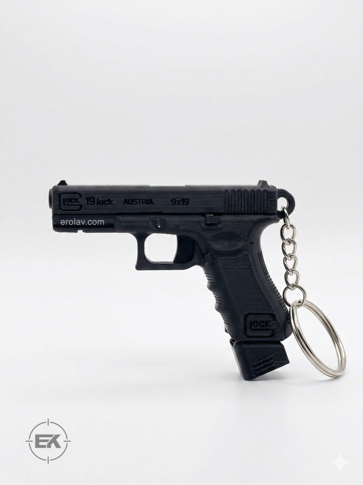Glock Tabanca Anahtarlık | Kılıflı, Klipsli ve Orijinal Logolu