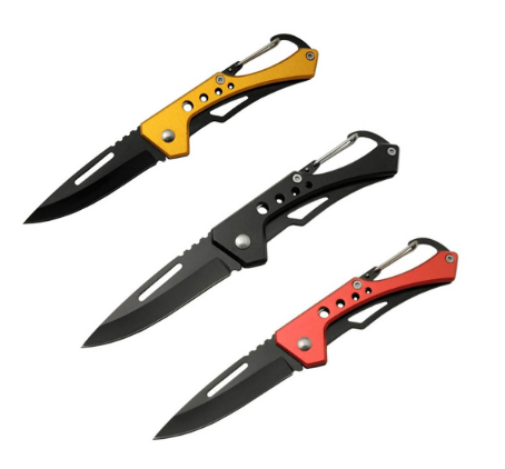 Hongjie Taktik Katlanır Çakı | Sarı Saplı, Karabin Klipli, Outdoor ve EDC