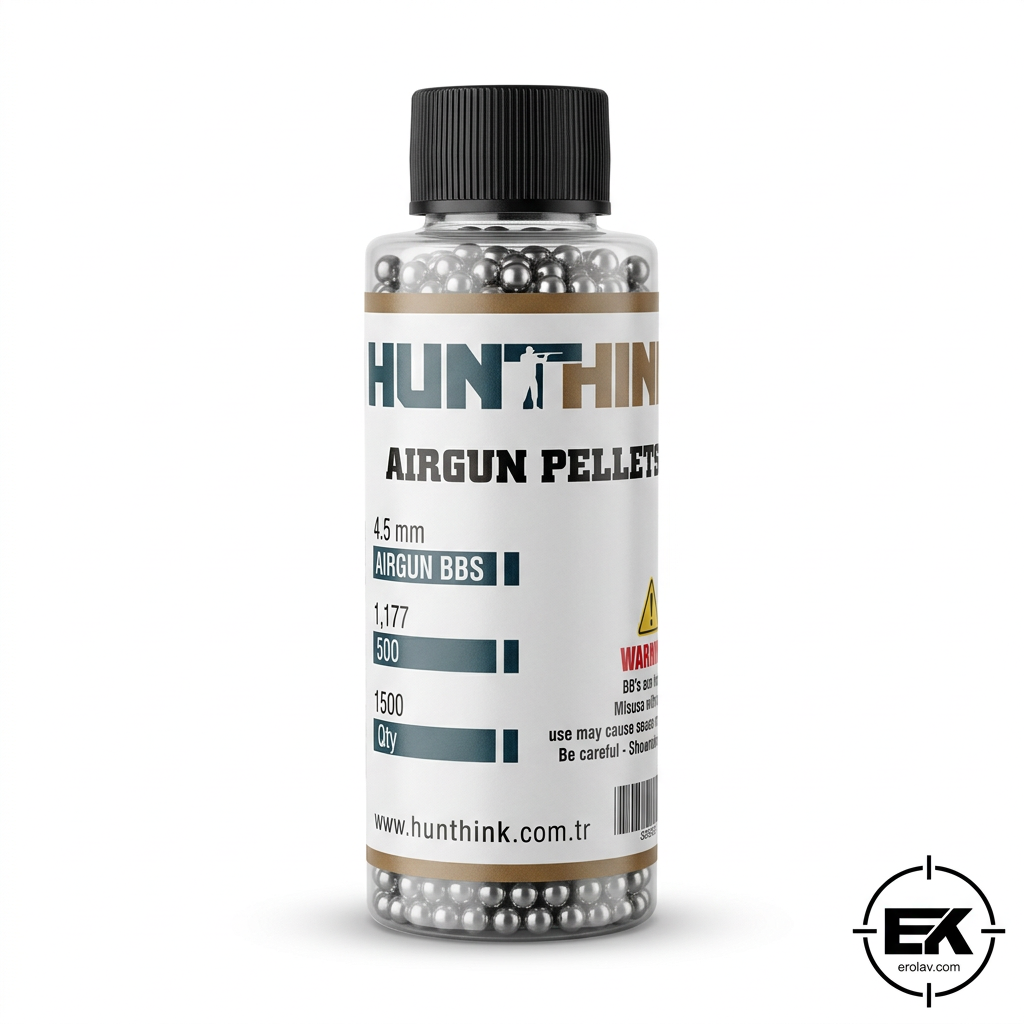 Hunthink 1500 adet çelik bilye büyük şişe