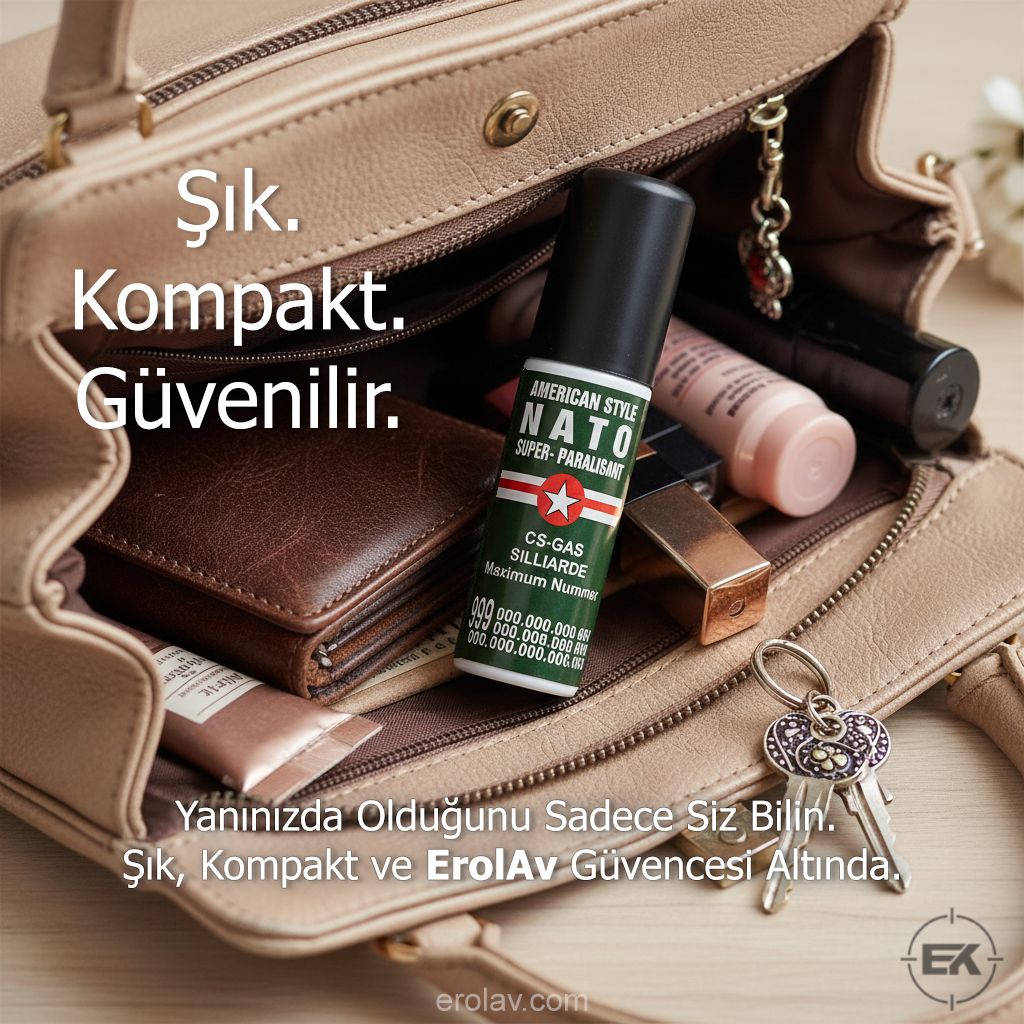 2'li NATO Ruj Boy Biber Gazı (Göz Yaşartıcı Sprey) 20 ml Sprey Seti