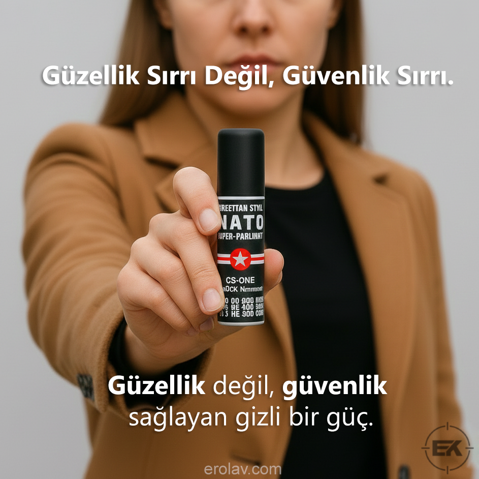 2'li NATO Ruj Boy Biber Gazı (Göz Yaşartıcı Sprey) 20 ml Sprey Seti