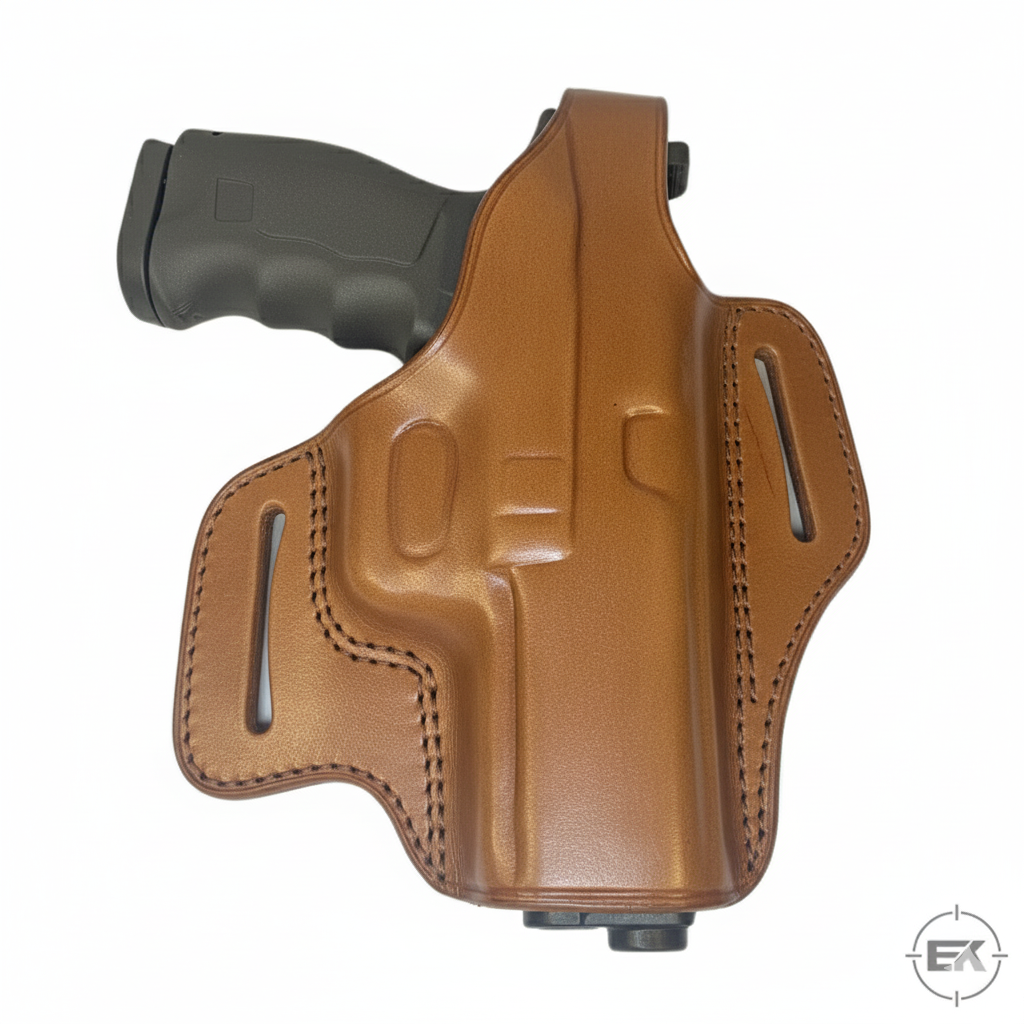 SAR-9 ve TP-9 Uyumlu  Taba Tam Kelebek Dış Taşıma Deri Kılıf