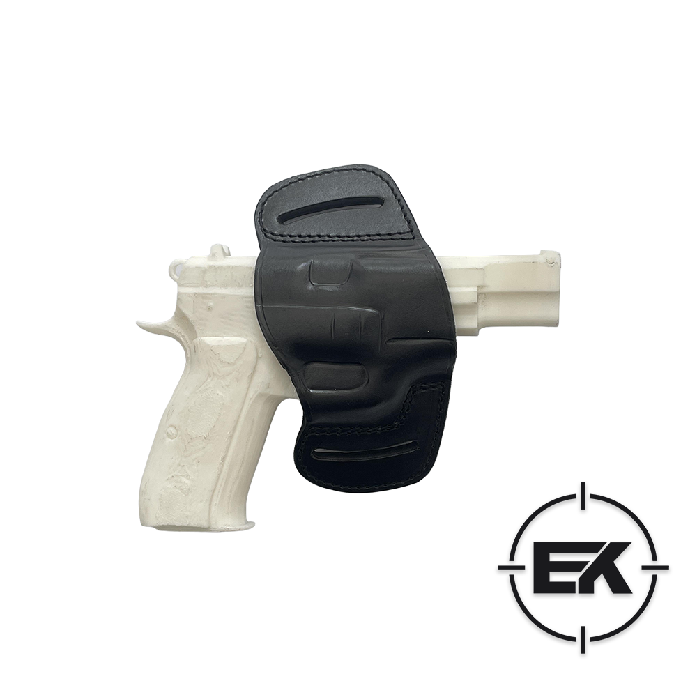 Kilitsiz Kelebek | Universal 9mm Uyumlu Dış Taşıma Deri Kılıf